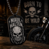 maul-halten-skull-statement-dogtag