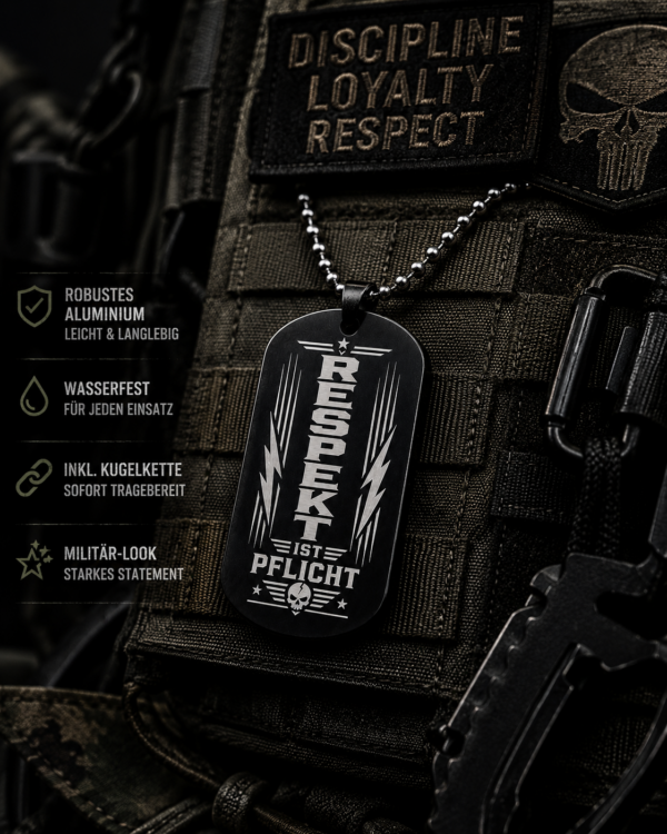 Respekt-ist-pflicht-dogtag