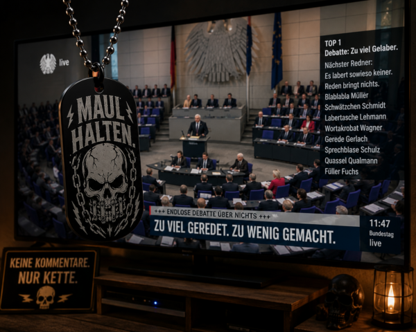 maul-halten-skull-statement-dogtag