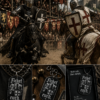 Ficket euch. Dog Tag | Ritter Anhänger für Biker, Rocker & Mittelalter Fans