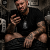 Dog Tag Geh Scheißen | Lustiger Statement Anhänger für Biker & Rocker