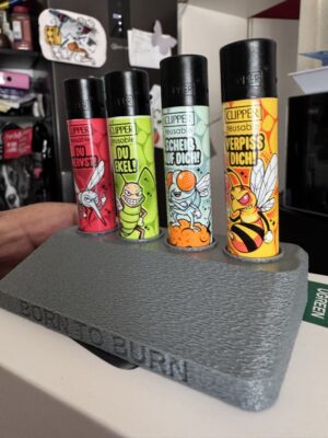 CLIPPER „Insekten mit Attitüde“ – 4er Set inkl. exklusivem 3D-Display „BORN TO BURN“